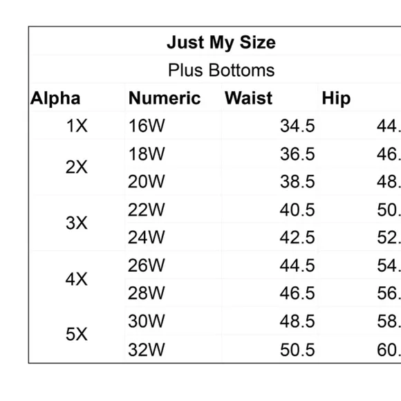 Just My Size Women’s Plus Size Aqua 2 Pocket Shorts Size 2X NEW - Picture 8 of 8